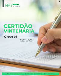 O que é a Certidão Vintenária de imóvel e para que serve